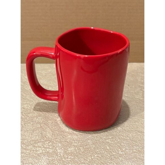 Rae Dunn Red Valentine XOXO Mug Magenta 239-Coffee Tea Oversized ‘Faux Handmade’ - Picture 3 of 6